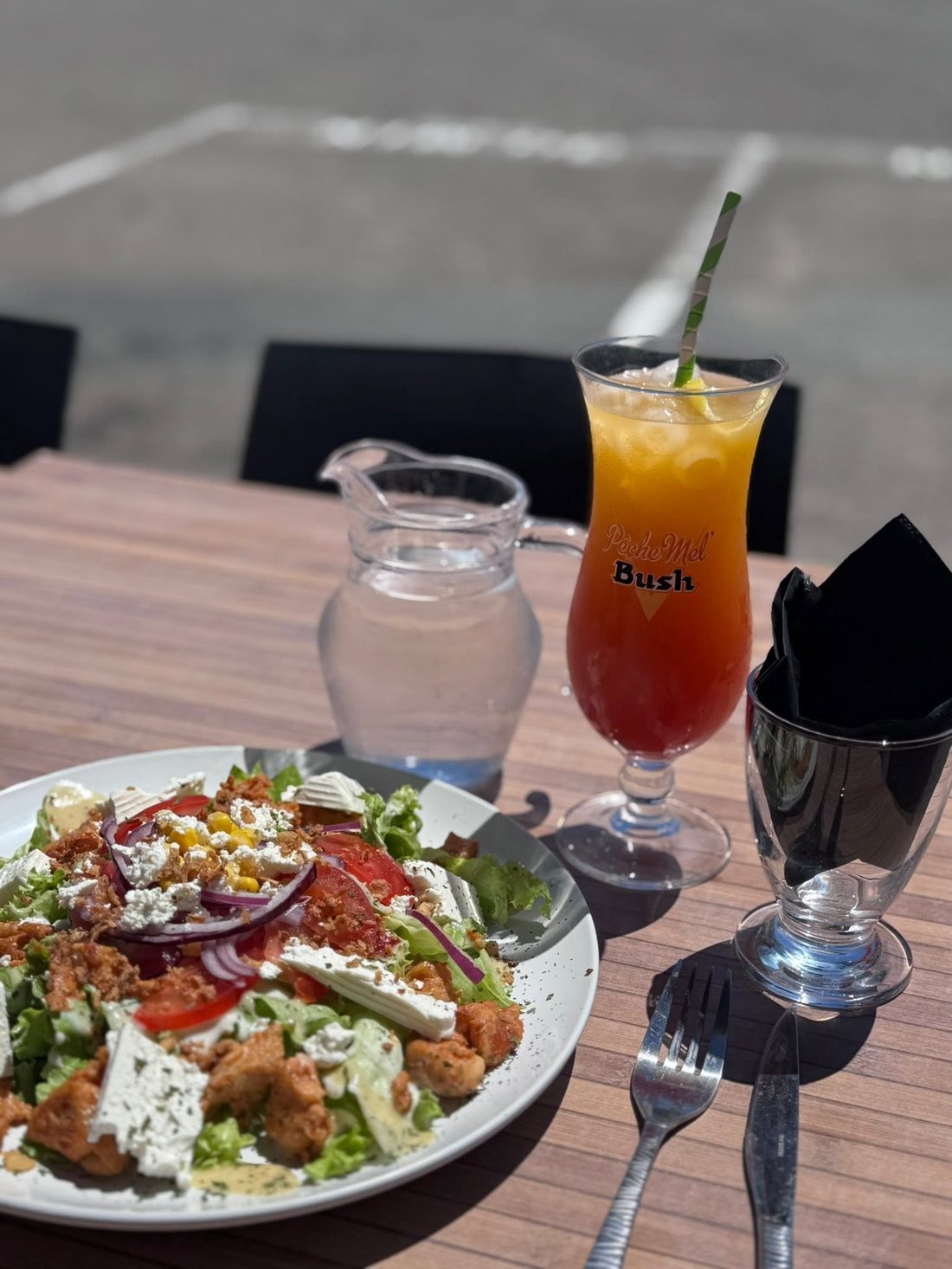 Salade fraîcheur en terrasse