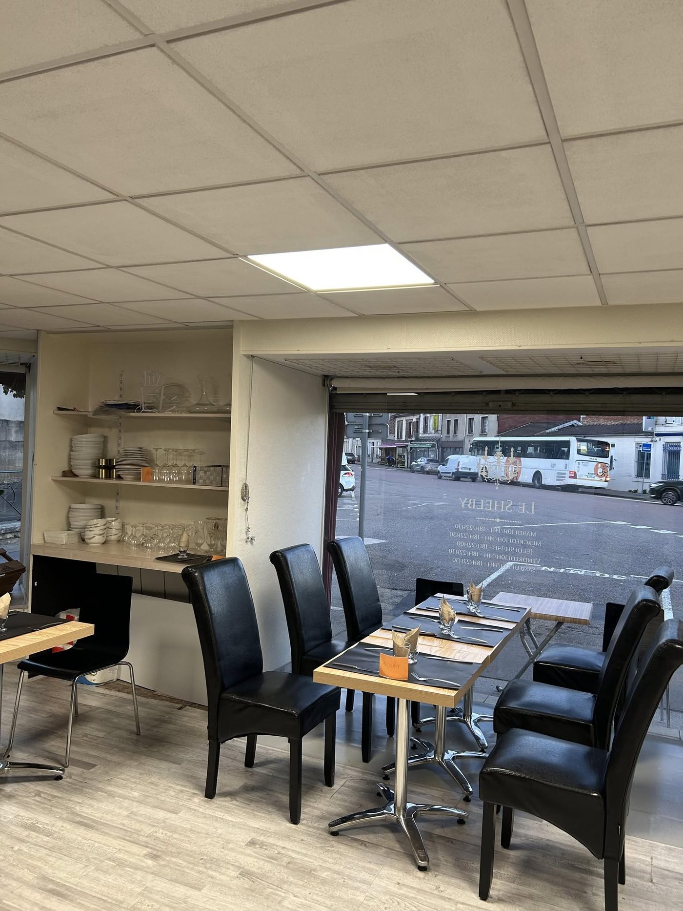 La salle du restaurant Le Shelby